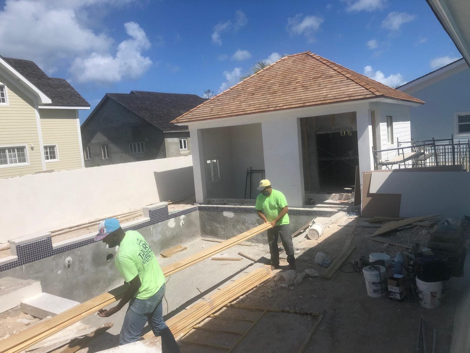 Pool House Build — 5